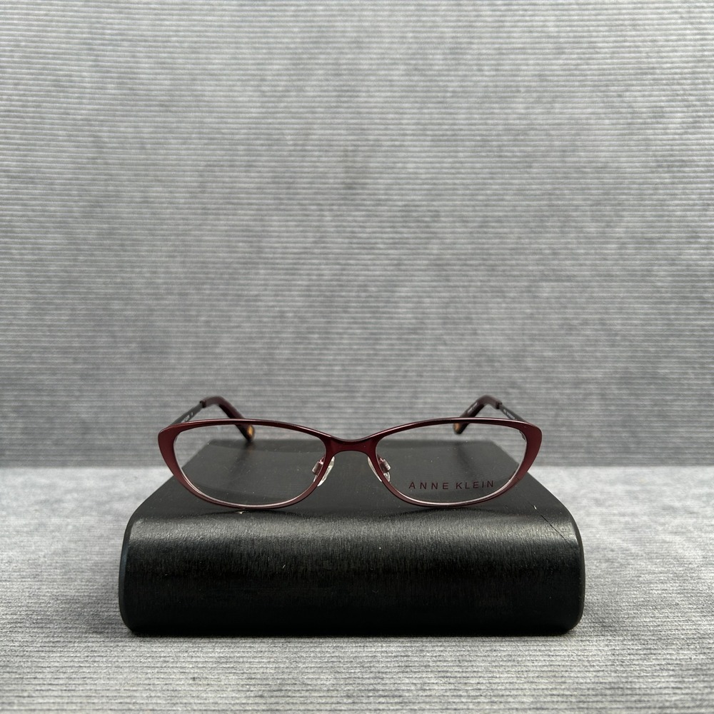 Anne Klein AK5014 Burgundy Fade Cat Eye Optical Y2k Eyeglass Frames 135 604
